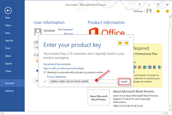 free product key for microsoft office 2016 crack mac